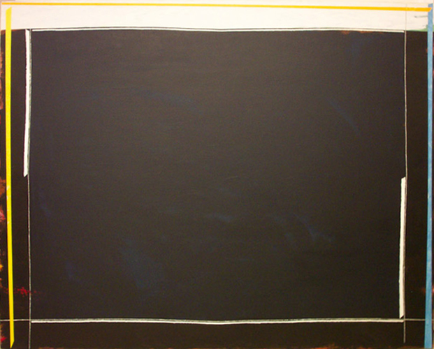 Inter_outer Sections 1975 76 by 80 inch acrylic on canvas painting